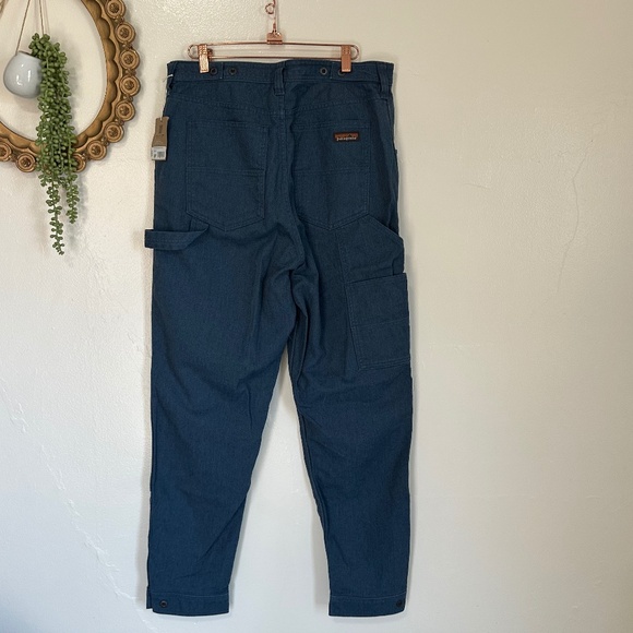 Patagonia Women's All Seasons Double Knee Work Pants, Stone Blue, NWT, Sz 12 - Picture 3 of 11